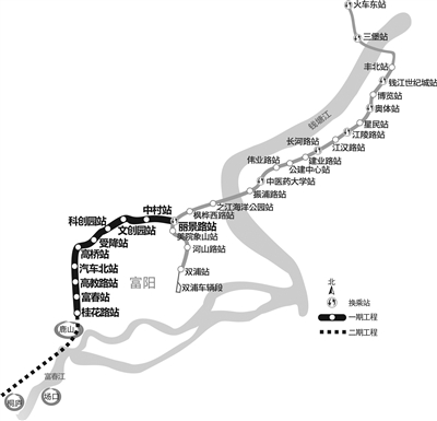 杭富城际铁路富阳境内8个规划站点首次披露 有望春节前开工
